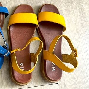 Mia Karina sandal in yellow size 8